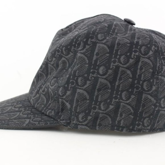 Dior Black Monogram Trotter Baseball Cap Hat main image 8
